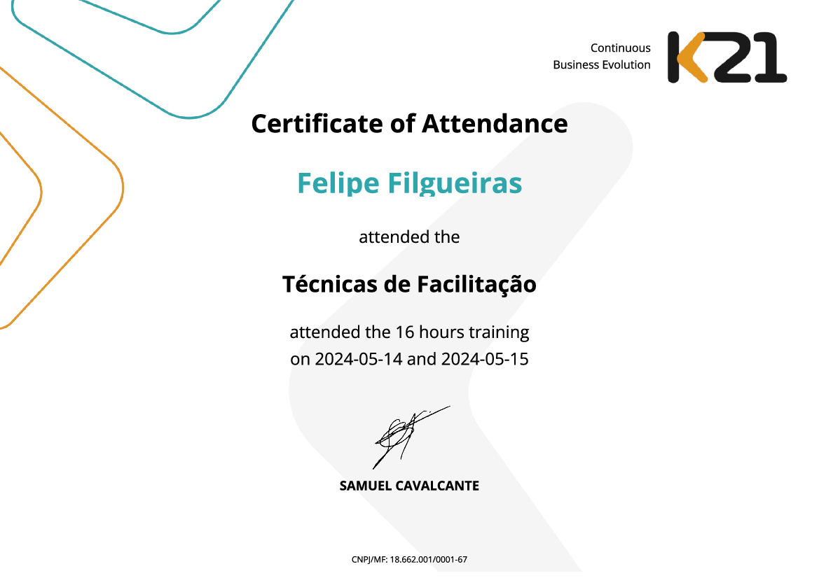 Certificado K21
